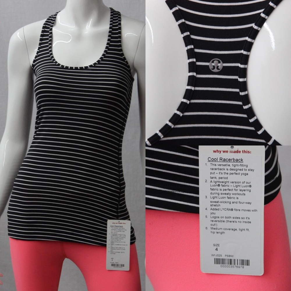 lululemon cool racerback tank sz 4 paralle…